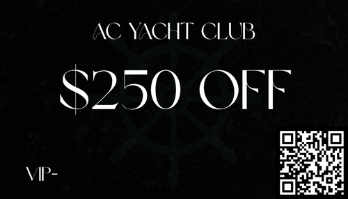 AC Yacht Club $250 gift card